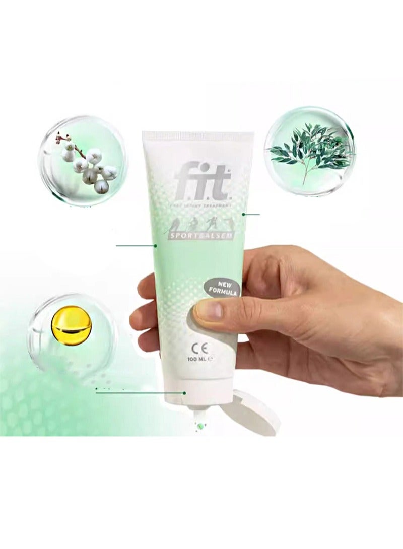 FIT Sports Balm Lotion，Physiotherapy & Massage Muscle Rub 100ml  - Image 2