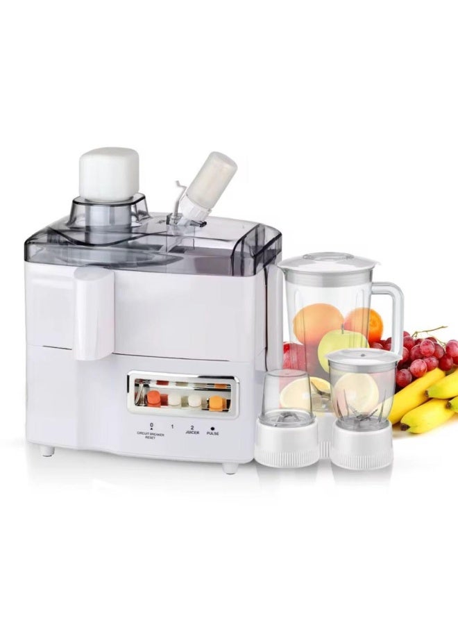Tradeo 4-in-1 Juicer Extractor 400W Multi-Function Blender & Grinder with Pulse Control - Image 3