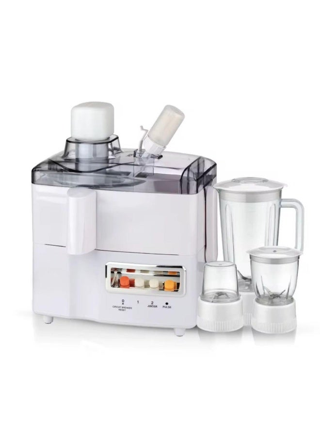 Tradeo 4-in-1 Juicer Extractor 400W Multi-Function Blender & Grinder with Pulse Control - Image 2