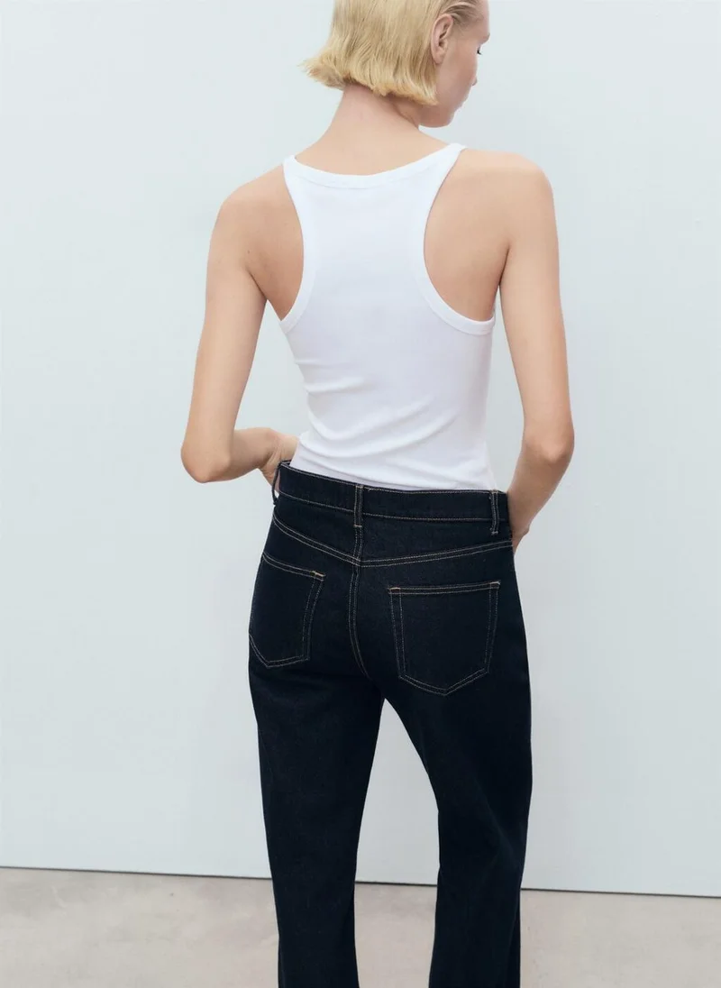 MANGO Cotton Top With Straps