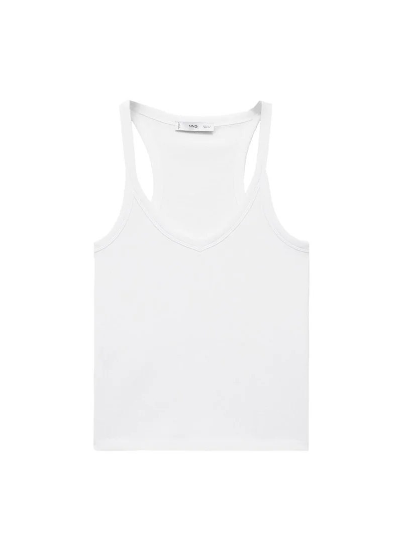 MANGO Cotton Top With Straps