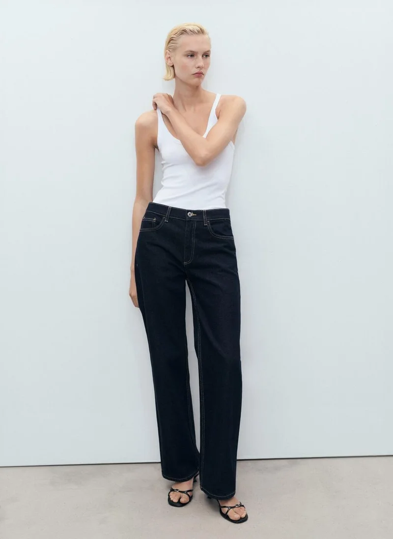 MANGO Cotton Top With Straps
