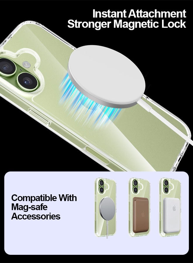 Tersely Crystal Clear Case for iPhone 17 6.3-inch, [Anti-Yellowing] Hard Back Slim Shockproof Bumper Anti-Scratch, Suitable for Wireless Charging - Image 2