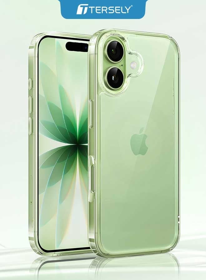 Tersely Crystal Clear Case for iPhone 17 6.3-inch, [Anti-Yellowing] Hard Back Slim Shockproof Bumper Anti-Scratch, Suitable for Wireless Charging - Image 1