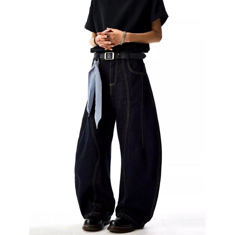 Unisex Casual Daily Denim Jeans - Image 2