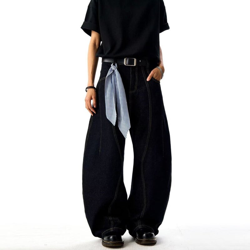 Unisex Casual Daily Denim Jeans - Image 5