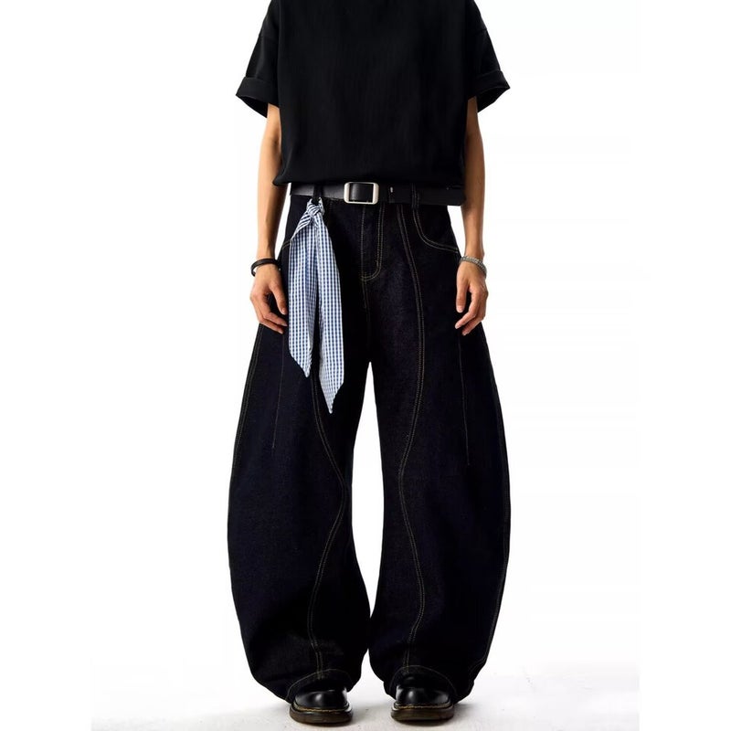 Unisex Casual Daily Denim Jeans - Image 4