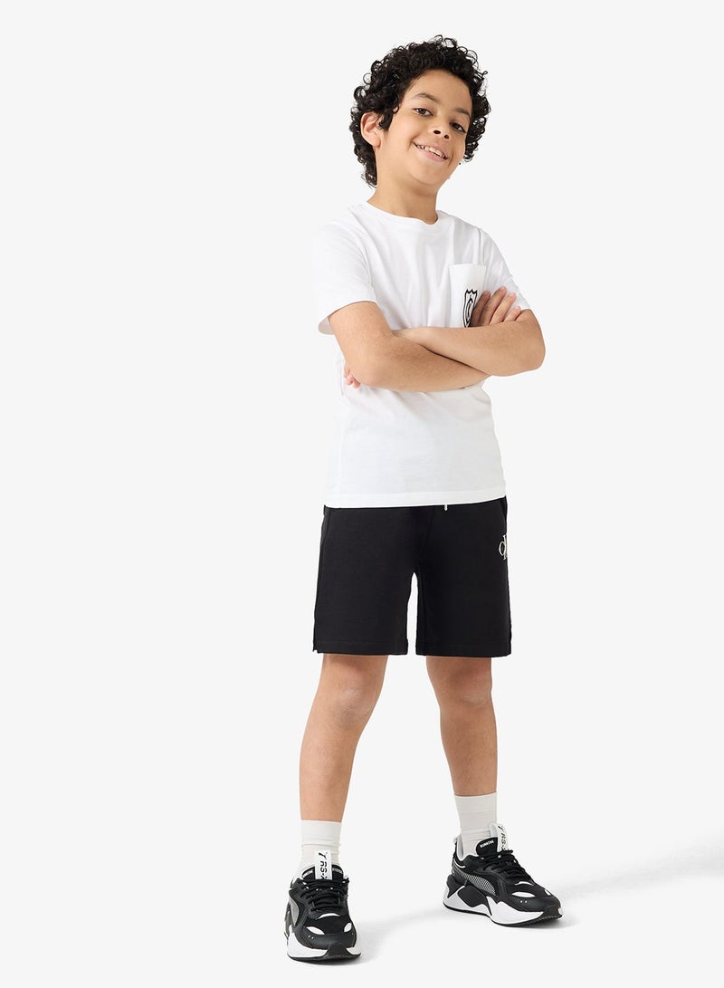 Calvin Klein Jeans Kids Logo Pocket Crew Neck T-Shirt - Image 4