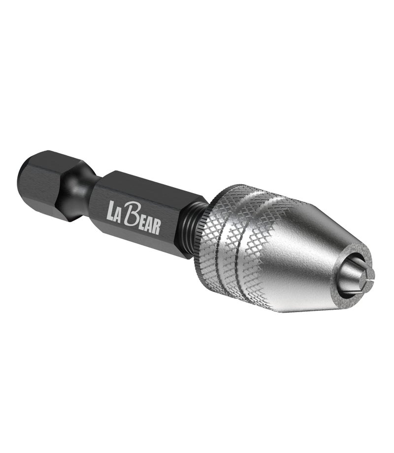 LABEAR Drill Chuck Keyless Mini Adapter Inch Hex Shank 0332mm Capacity for Micro Drill Bits For Cordless Screwdrivers Drills and Power DIY Tools