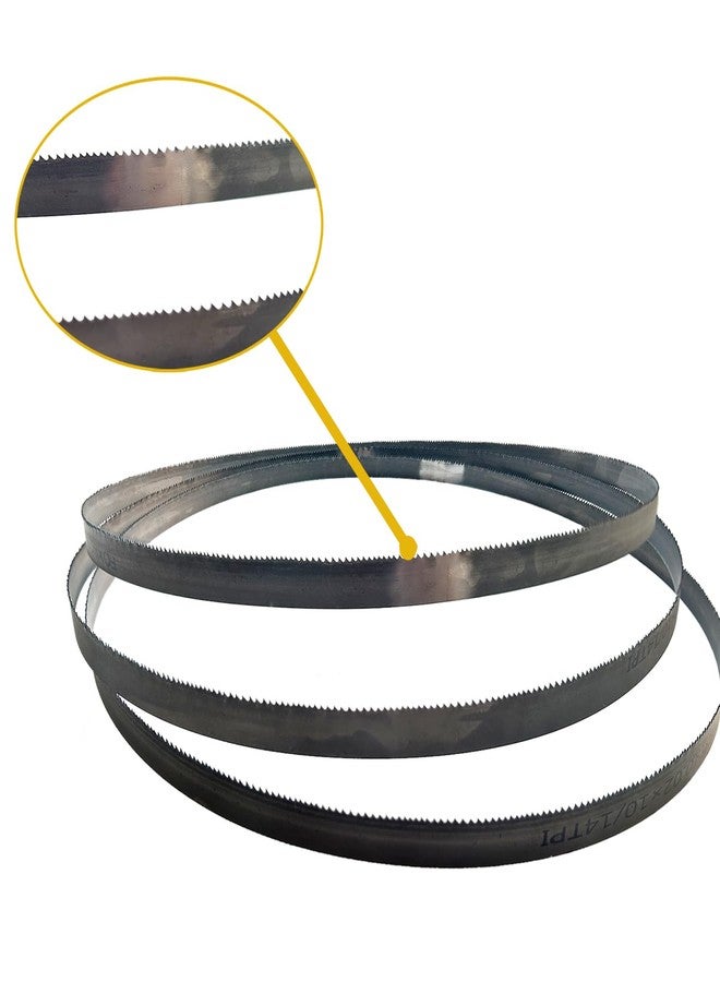FOXBC 44-7/8-inch Bandsaw Blades 24 TPI, 44-7/8" x 1/2" x .020", Replacement for DeWalt DW3984, Milwaukee 48-39-0531 Portable Band Saw, 3-Pack - Image 2