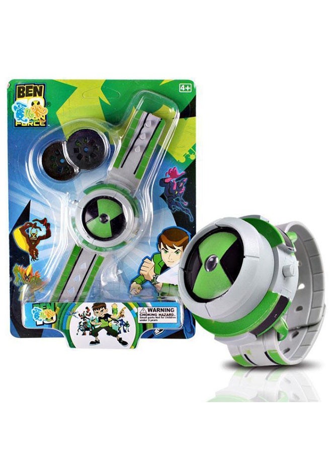 بن تن بن 10 ساعة الألعاب ، ألعاب بروجيكتور الفضائية النهائية شكل العمل ، Omnitrix بروجيكتور ساعة لعبة لوازم حفلة عيد الميلاد - Image 2