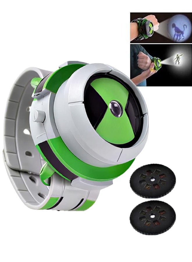 بن تن بن 10 ساعة الألعاب ، ألعاب بروجيكتور الفضائية النهائية شكل العمل ، Omnitrix بروجيكتور ساعة لعبة لوازم حفلة عيد الميلاد - Image 1