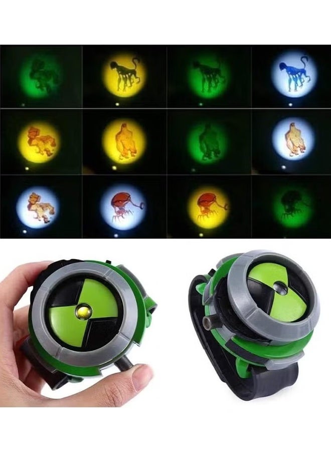 بن تن بن 10 ساعة الألعاب ، ألعاب بروجيكتور الفضائية النهائية شكل العمل ، Omnitrix بروجيكتور ساعة لعبة لوازم حفلة عيد الميلاد - Image 3