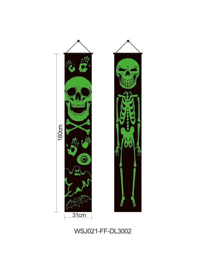 نيبمينينت رايات هالوين متوهجة في الظلام مع وصلات