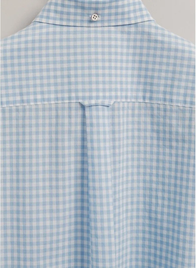 GANT Regular Fit Gingham Broadcloth Shirt