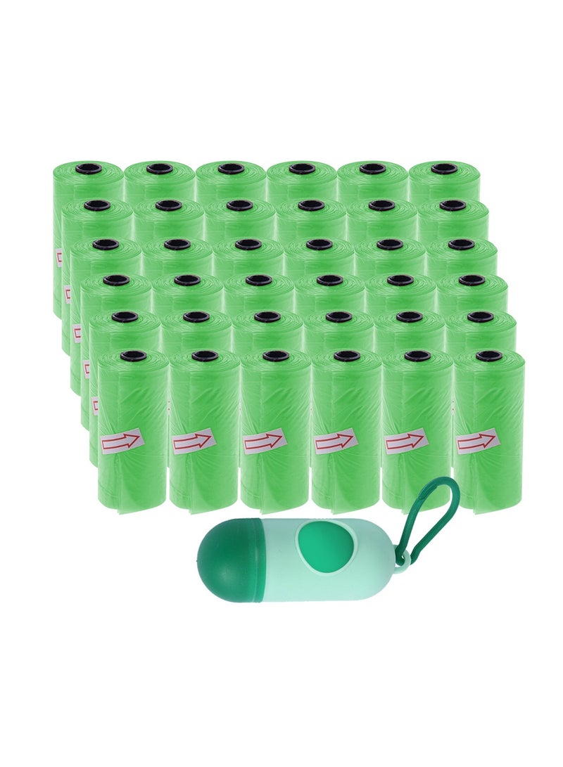 STAR BABiES Star Babies Disposable Scented BAG Pack of 36 (540 bags) & Dispenser - Green - Image 1