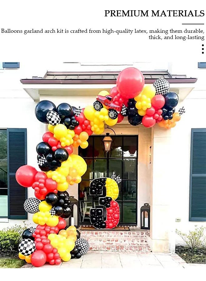 DUNISO 126 pcs Black and Gold Balloons Garland Arch Kit Black Metal Gold and Metallic Confetti Gold Balloons for Shower Birthday Wedding Bachelorette Party Decorations Supplies Anniversary - Image 2