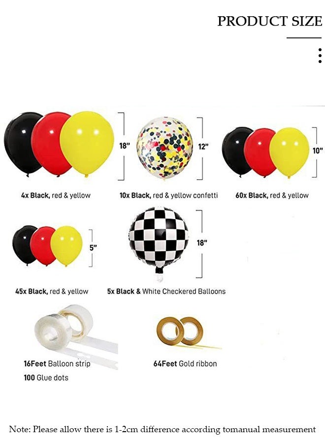 DUNISO 126 pcs Black and Gold Balloons Garland Arch Kit Black Metal Gold and Metallic Confetti Gold Balloons for Shower Birthday Wedding Bachelorette Party Decorations Supplies Anniversary - Image 5