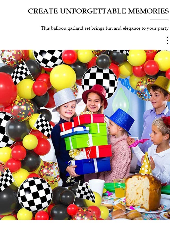 DUNISO 126 pcs Black and Gold Balloons Garland Arch Kit Black Metal Gold and Metallic Confetti Gold Balloons for Shower Birthday Wedding Bachelorette Party Decorations Supplies Anniversary - Image 3