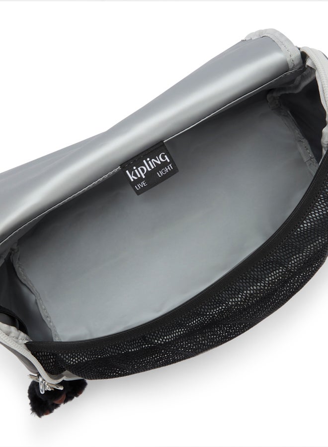 kipling New Kichirou Back To Grey Large Lunchbag (With Trolley Sleeve) 15289-1Dx - Image 3