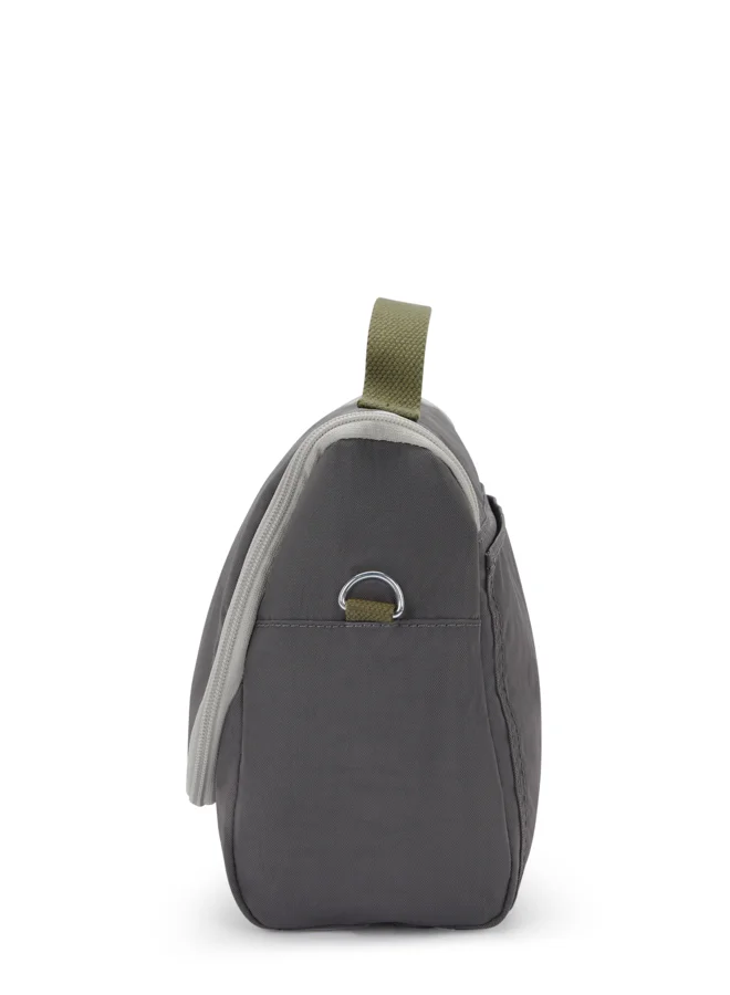 kipling New Kichirou Back To Grey Large Lunchbag (With Trolley Sleeve) 15289-1Dx