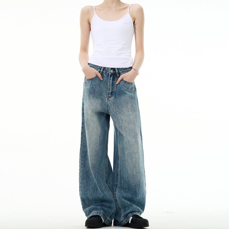 Unisex Casual Daily Denim Jeans - Image 1