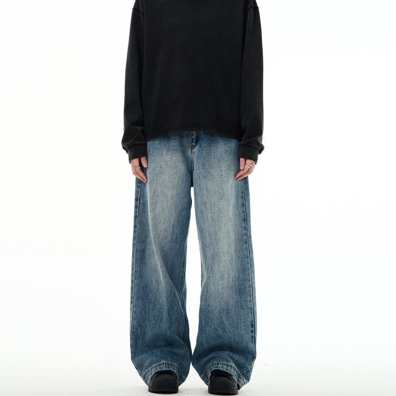 Unisex Casual Daily Denim Jeans - Image 3