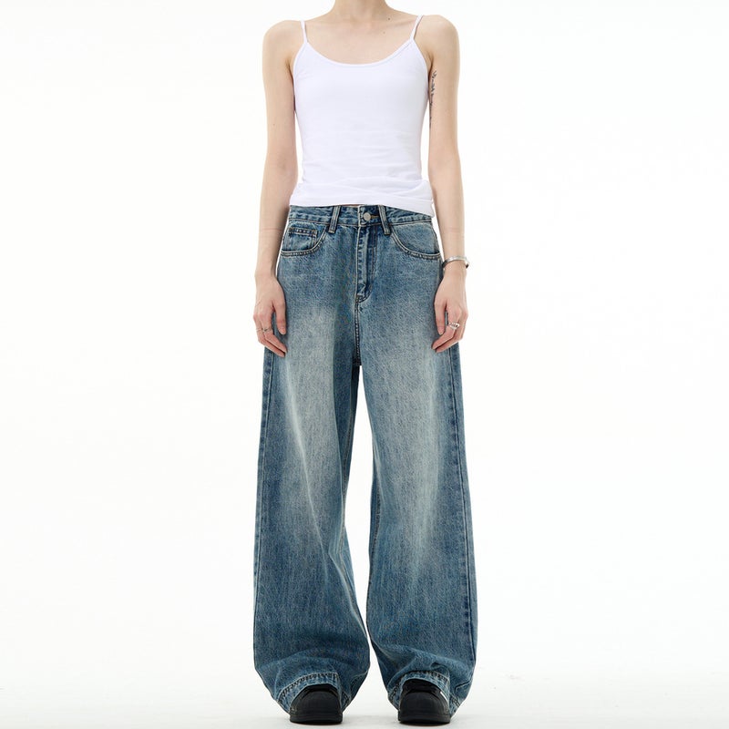 Unisex Casual Daily Denim Jeans - Image 4