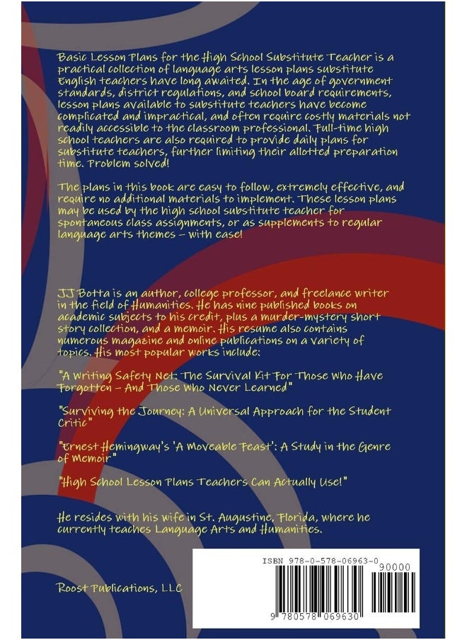 Basic Lesson Plans for the High School Substitute Teacher  - Image 2