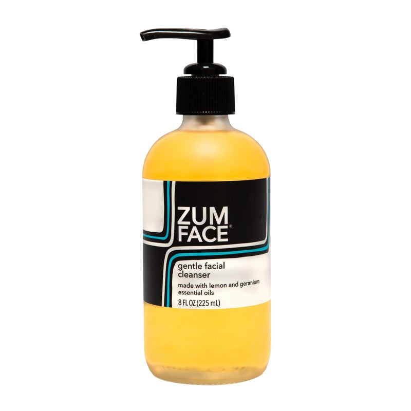 Indigo Wild Zum Face Gentle Facial Cleanser  Natural Skincare with Coconut Olive  Jojoba Oil  Lemon  Geranium Scent  8 fl oz