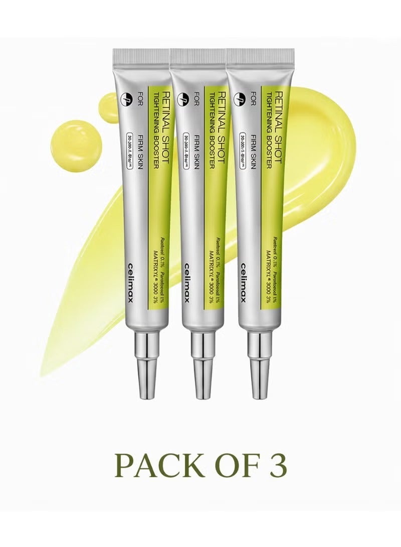Celimax The Vita A Retinal Shot Tightening Booster | 0.1% Retinal, 3% Matryxyl, High-Strength Retinoid for Anti-Aging 5ml, Pack of 3 - Image 1
