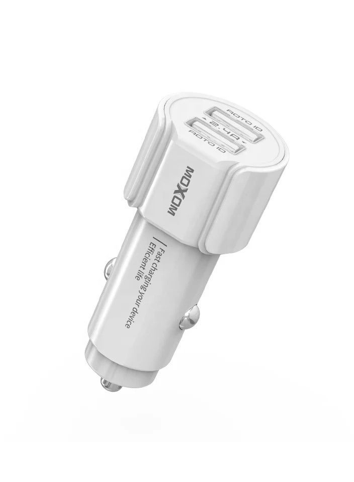 MOXOM KC-15 T Typed Wireless Dual USB Fast Car Charger Type-C - Image 2