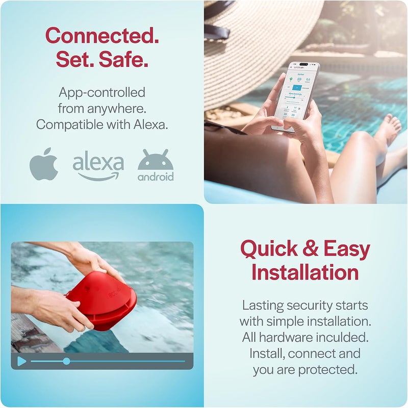 Lifebuoy 2.0 BCone Swimming Pool Security Alarm System with Loud Alarm for Home and Pool Safety - Image 4