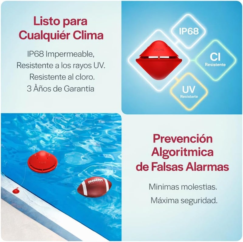 Lifebuoy 2.0 BCone Swimming Pool Security Alarm System with Loud Alarm for Home and Pool Safety - Image 5