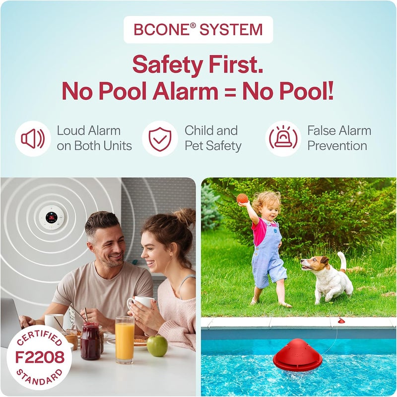 Lifebuoy 2.0 BCone Swimming Pool Security Alarm System with Loud Alarm for Home and Pool Safety - Image 3