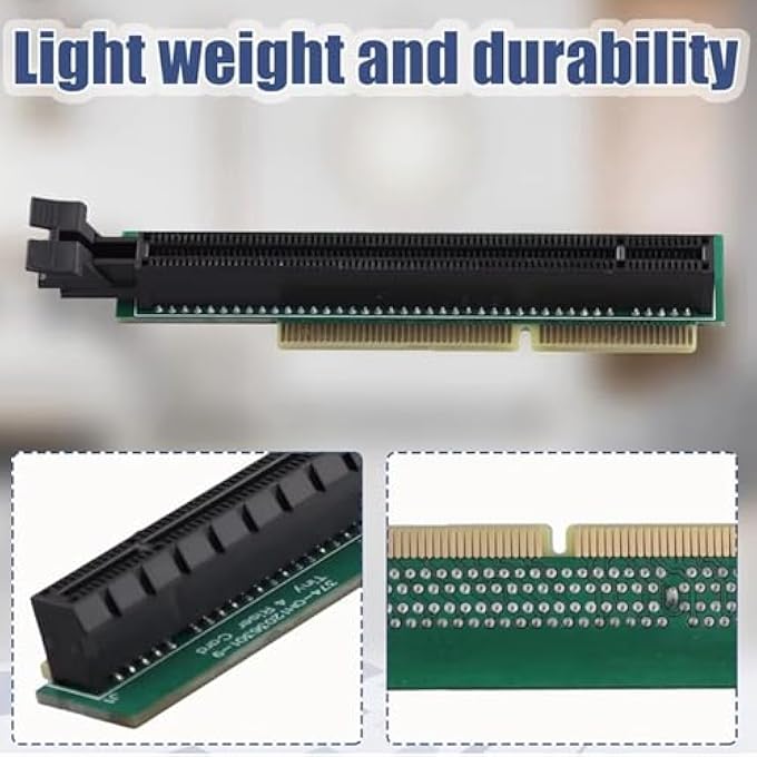 rayihni PCI E GRAPHIC CARD ADAPTER, 16X 4 PORT NIC WITH PLUG AND PLAY DESIGN, FOR TINY 4 SERIES THINKCENTRE M720Q M910Q P320 (WITHOUT BACK PLATE) - Image 3