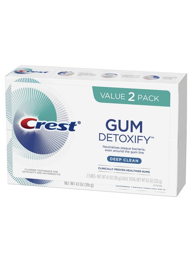 كرست معجون أسنان Gum Detoxify Deep Clean، 4.1 أونصة (عبوة من قطعتين) - Image 2