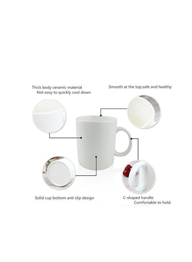 RYN Design Nazar Amulet Evil Eye Protection Printed Ceramic Coffee Mug 11oz|Coffee Mug Gift|Mug for Tea & Coffee|Ceramic Coffee Mug |Printed Coffee Mug - Image 2