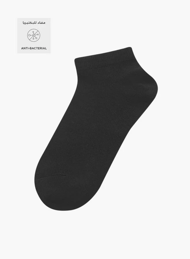 سبلاش فيڤ Set of 5 - Ribbed Ankle Length Socks with Antibacterial Protection
