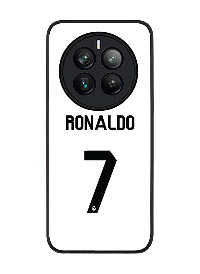 Stylizedd Rugged Black edge case for Realme 12 Pro / Realme 12 Pro Plus 5G, Slim fit Soft Case Flexible TPU Gel Thin Cover -  Ronaldo Real Jersey  - Image 1