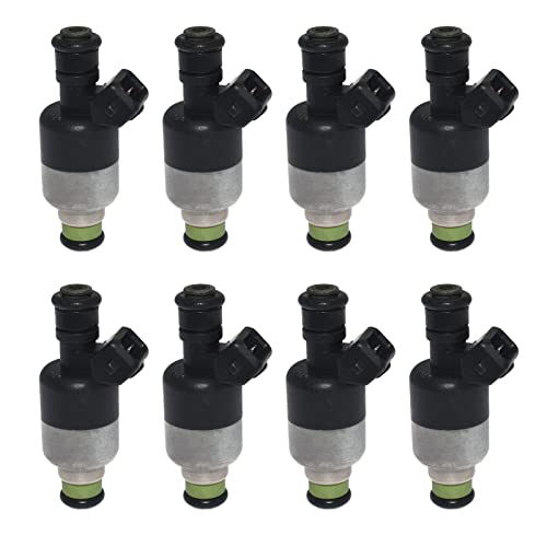 BAIXINDE Fuel Injector Set of 8 Compatible with Chevy Express C2500 C3500 K2500 K3500 P30 GMC C2500 C3500 K2500 K3500 P3500 Savana 3500 74L 19962000 Replace Part 17103146 17103146 17109826 - Image 1