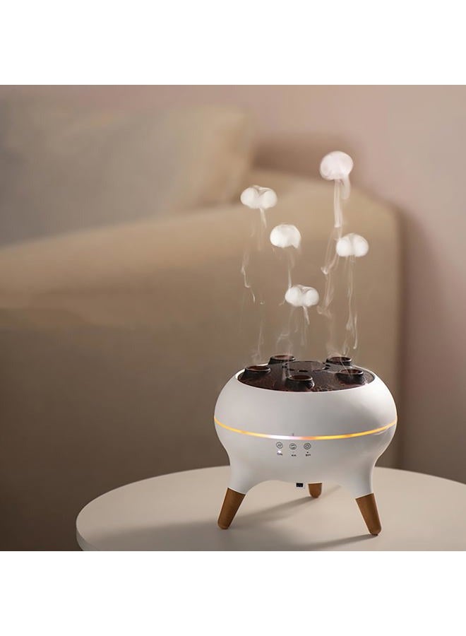Dynamic Jellyfish Humidifier，250ml Essential Oil Diffuser,Remote Control Humidifier for Bedroom & Office - Image 1