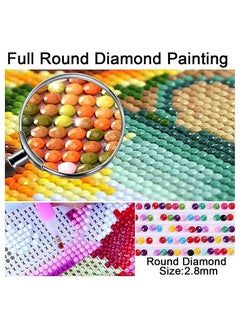 Excefore DIY 5D Diamond Painting by Number Kits 12X16" Kids and Adults Paint Diamonds Full Kit Painting Cross Stitch DIY Diamond Art Painting for Wall Decorations (Harry Potter and Hogwarts)  - Image 4