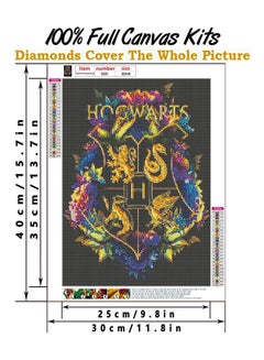 5D Harry Potter Diamond Art Kits for Aduts, Diamond Painting for Kids, Full  Drill Cross Stitch Kits for Beginners, Wall Art 12 X 16