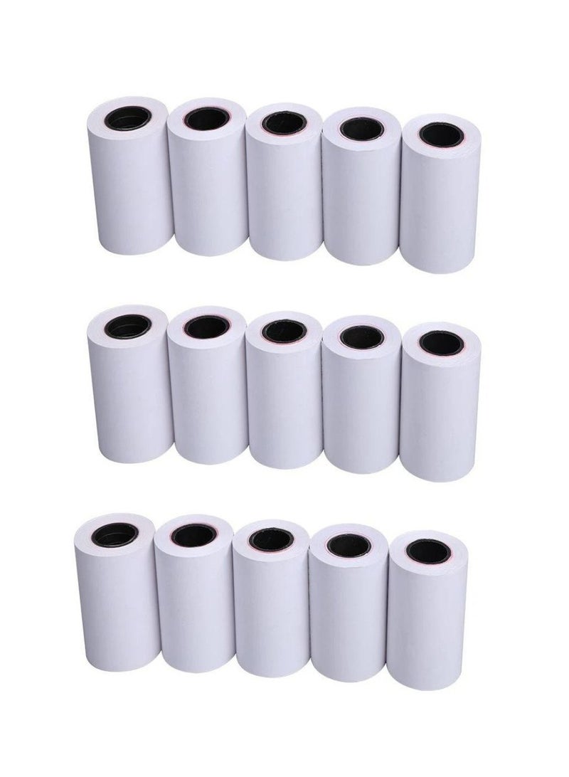 Terabyte Thermal Paper Receipt Rolls 57 x 30mm Bill Ticket Printing for POS/Cash Register Receipt Credit Card Machine, EPOS [15 Rolls] - Image 1