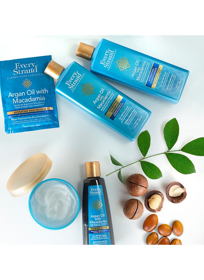 Every Strand - Every Strand Argan Oil with Macadamia Hydrating Shampoo 399 ML - Image 1