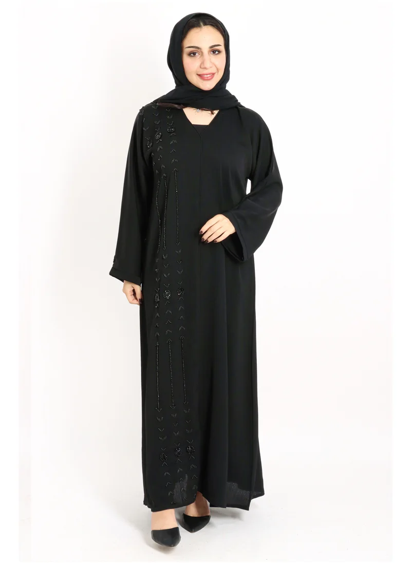 IKKXA Handwork Emirati Abaya AIK5043