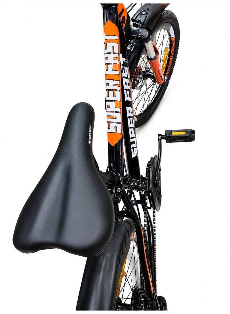 Super Fast India Super Fast Mountain Bike- 20 Inch- 21 Speed-Front Suspension- Disc Brakes - Image 4