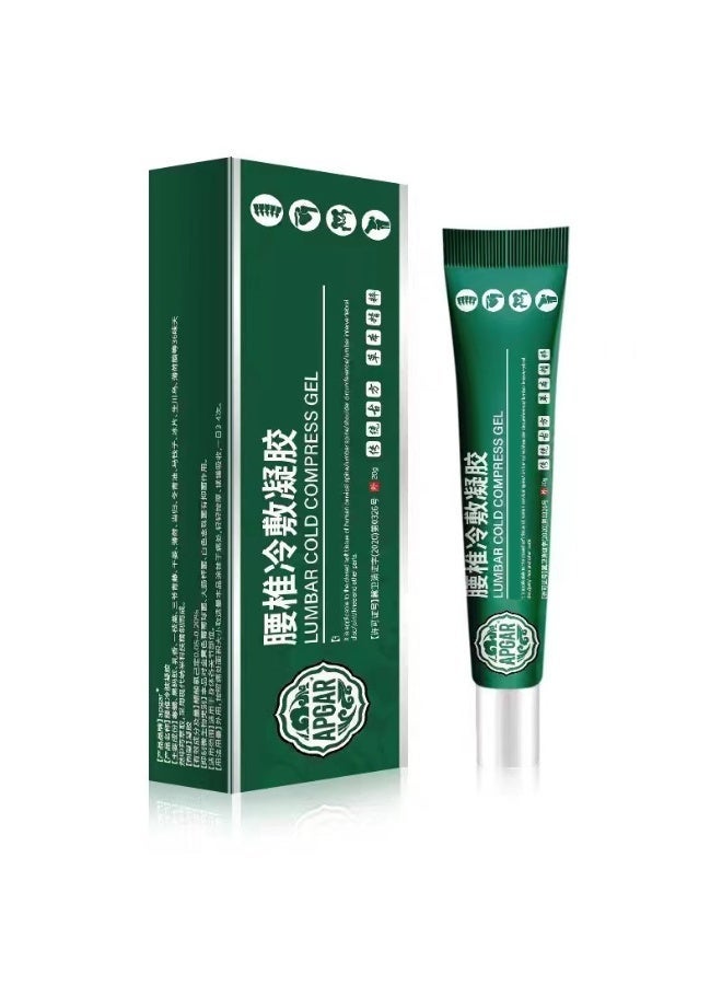 APGAR Lumbar Spine Cooling Gel,Lumbar Cold Compress Gel ,Relieves Pain Joints, Cervical Spine and Lumbar Discs,Knee Pain Relief , Natural Herbal Joint Pain Relief Gel 20g（5Pack ） - Image 1