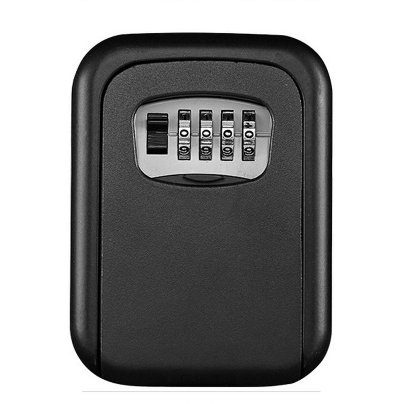 Key Storage Lock Box Wall Mounted 4-Digit Combination Password Outdoor Key Safe Box Resettable Code Key Holder Hider - Image 1